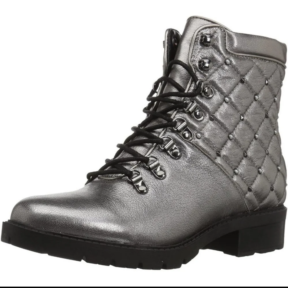 New Marc Fisher Lanzia Combat Boot - Picture 1 of 6